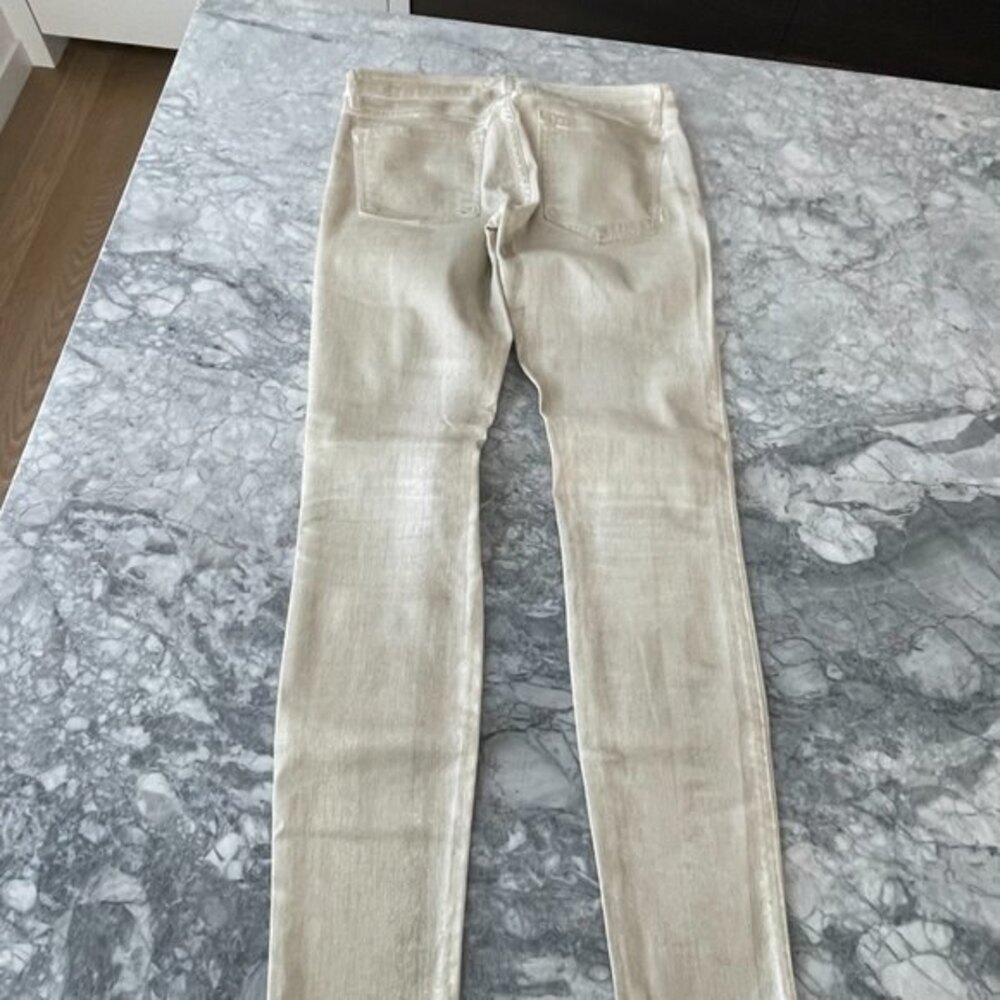 Rich & Skinny Mid Rise Skinny Fit Leg Jeans Off-White Size 28 - Picture 4 of 7